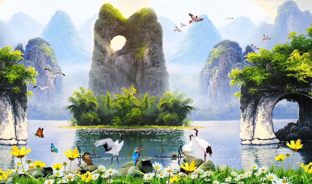 Phong cảnh sơn thủy hữu tình MHT2-122